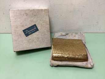 Duramesh Fifth Avenue Vintage Gold Tone Purse