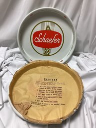 Schaefer Beer 12.5 Serving Tray Lot