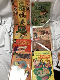 Vintage Comics - Quick Draw McGraw, Butch Cassidy, Underdog, And More