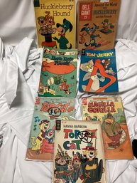 Comic Lot - Magilla Gorilla, Top Cat, Huckleberry Hound, Hong Kong Phooey And Tom & Jerry