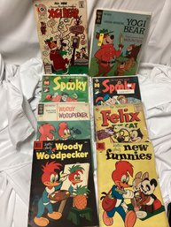 Comic Lot - Felix The Cat, Yogi Berra, Woody Woodpecker, And Spooky