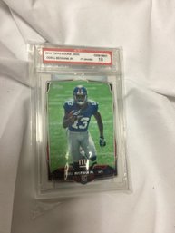 2014 Topps Odell Beckham Jr Rookie Graded 10 Mint Card