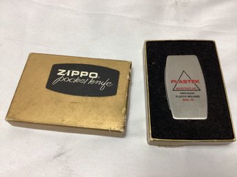 Zippo Advertising Pocket Knife