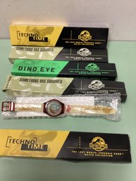 The Lost World Jurassic Park Watch Collection - Lot Of 5