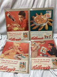 1959 Kelloggs Company Cereal Advertising