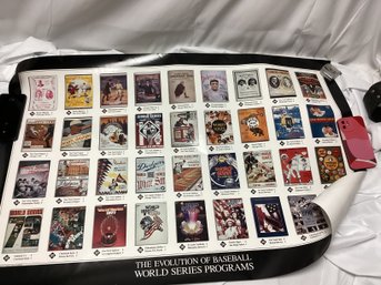 The Evolution Of Baseball Worlds Series Programs Poster