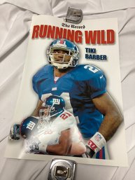 2004 NY Giants Tiki Barber Promotional Poster