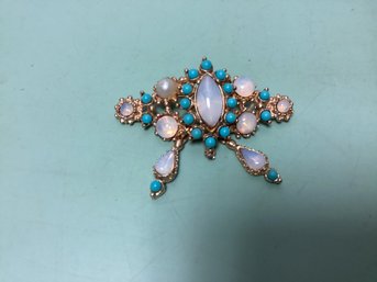 Victorian Revival Opal Pin