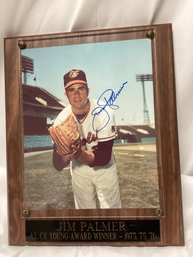 Jim Palmer Signed 8 X10