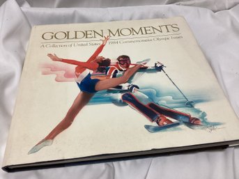 Golden Moments 1984 Olympic Issues Hardcover Book