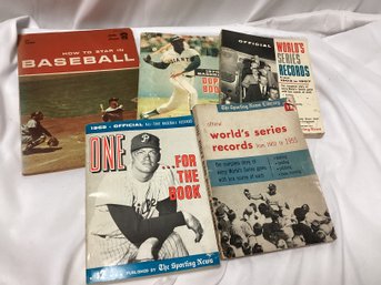 Vintage Sport Books - 1950s World Series And More