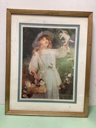 Vintage 'kittens' Framed Print