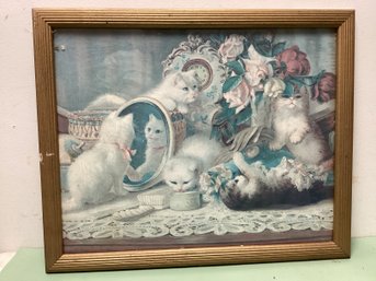 Still Vintage Kittens Painting