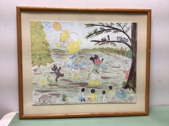 Vintage Walt Disney's Framed Artwork