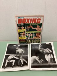 1969 World Boxing Magazine With The Ring Black And White 8 X 10 Photos