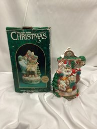The Night Before Christmas Porcelain Musical Collectors Item