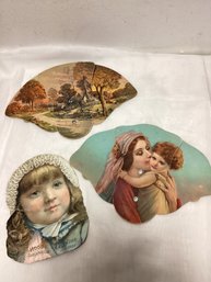 Victorian Card Fan Advertisements