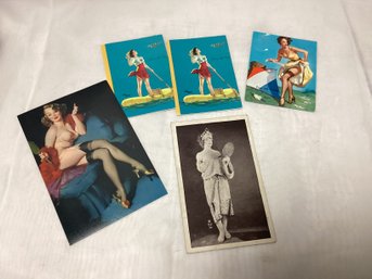 Antique Pin-up Girl Cards