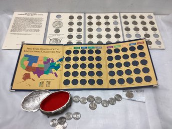 Coin And Coin Book Lot