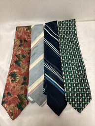 Four Vintage Ties - Corbeau, Ron Chereskin, And More