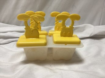 Walt Disney's Mickey Mouse Vintage Plastic Popsicle Makers