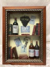 Wine Vino Shadow Box