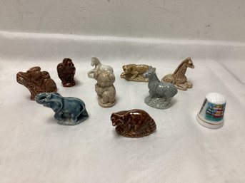 Wade Miniature Collectibles And Thimble Lot