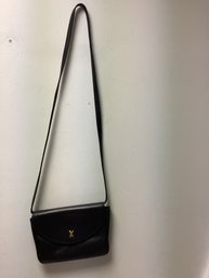 Paloma Picasso Black Leather Purse With Dustbag