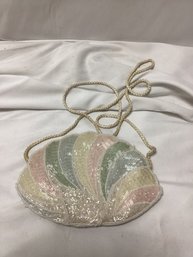 Magid Vintage Beaded Shell Night Purse