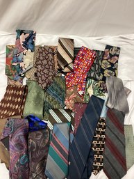 Vintage Men Tie Lot - Neiman Marcus And More