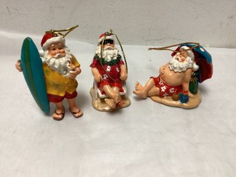 Santa Ornaments