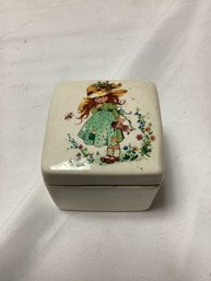 Holly Hobby Trinket Porcelain Box