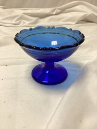 Cobalt Blue Vintage Sherbert Bowl