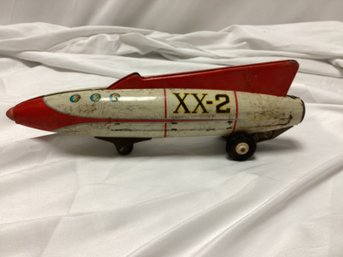 Cragston Made In Japan Tin Toy Rocket