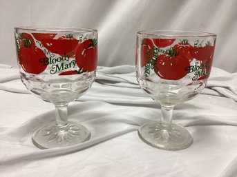 Large Bloody Mary Drinking Glasses