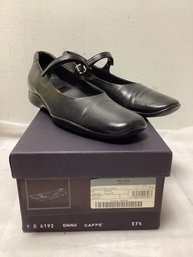 Prada Calzature Donna Black Leather Shoes