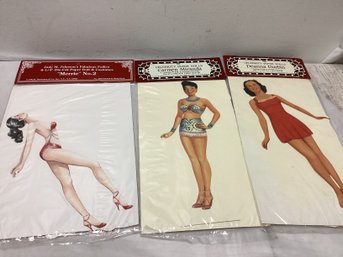 Paper Doll Lot - Merrie No 2, Carmen Miranda, Deanna Durbin