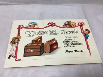 Dollies On Their Travels Paper Doll Book