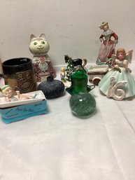 Porcelain And Ceramic Lot - Josef, Roaring 20's, And More