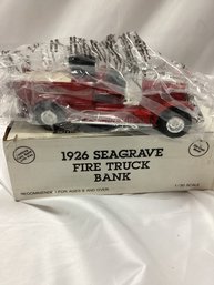 1926 Seagrave Fire Truck Bank - NIB