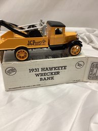 1931 Hawkeye Wrecker Bank - NIB
