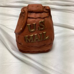 U.s. Mail Bag Ceramic Bank