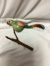 Tropical Bird Parrot Wooden Hanging Mobile