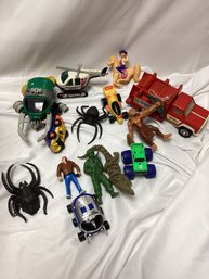 Assorted Lot Of Vintage Plastic Toys