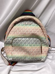 Michael Kors Erin Rainbow Medium Backpack