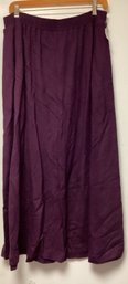Orvis Vintage Purple Maxi Skirt - Size X-large
