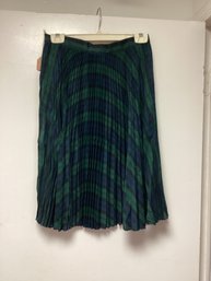 Vintage Plaid Tweed Skirt - Size 8