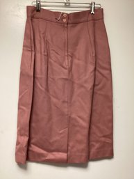 Vintage A-line Pink Skirt - Size 8