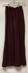 Orvis Vintage 100 Percent Wool Plum Maxi Skirt - Size Small