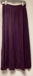 Vintage Orvis Purple Wool Maxi Skirt - Size Small